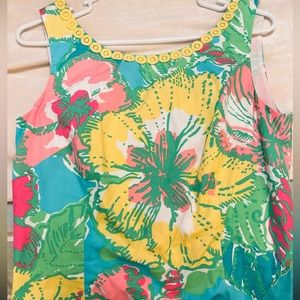 Lilly Pulitzer sz 10 mini dress 34” shoulder to hem